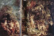 Peter Paul Rubens The Feast of Venus (mk01) Spain oil painting reproduction